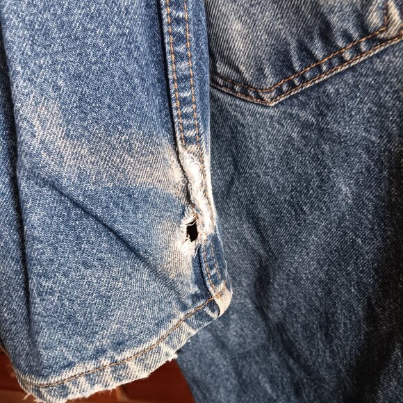 Levi's Blue Boyfriend Jeans - Picture 6 of 7